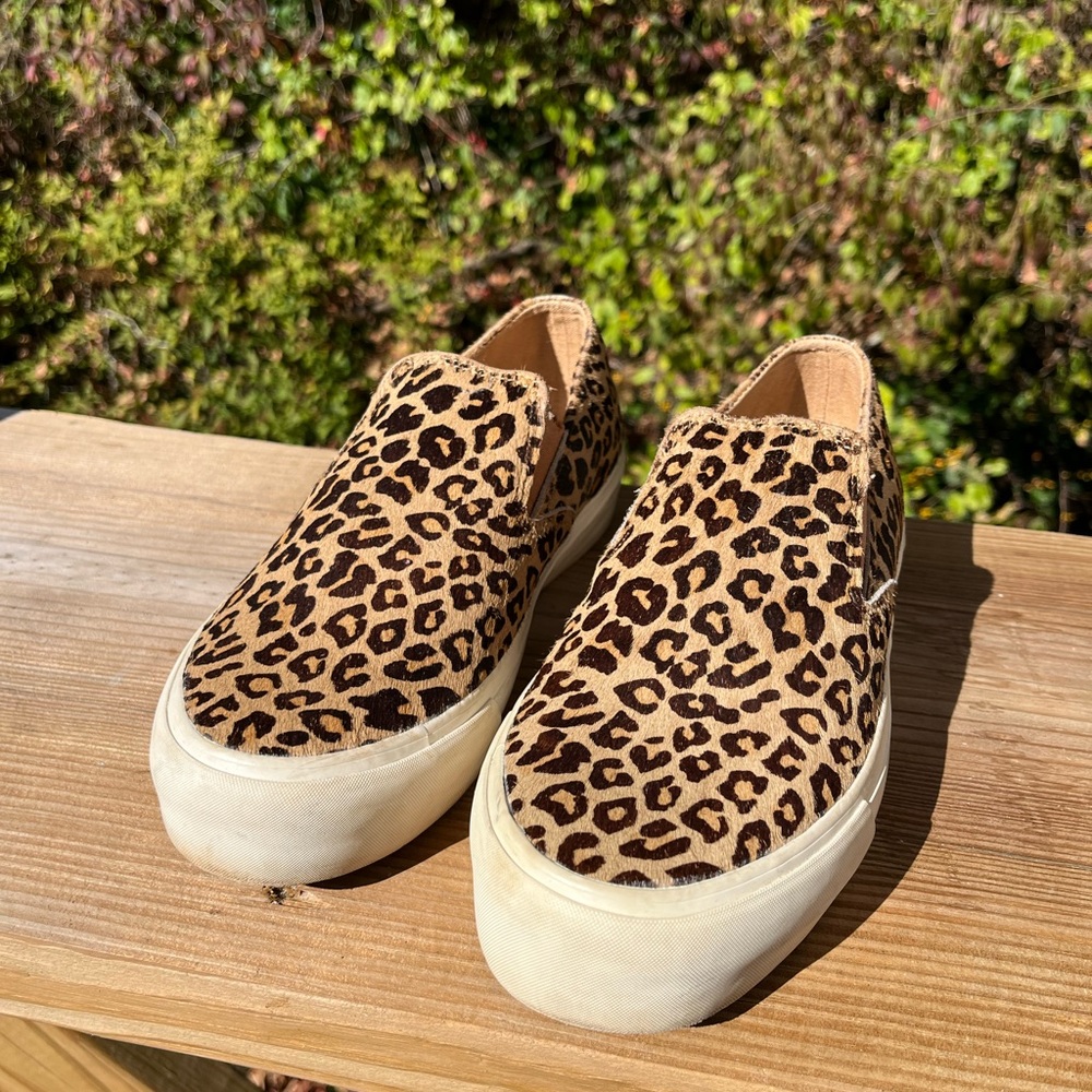 SeaVees animal print Cowhide shoes